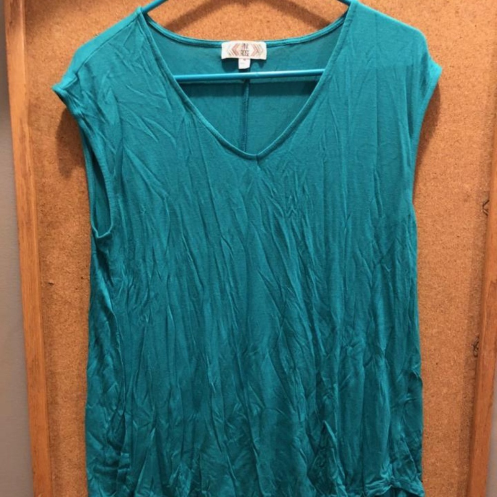 Teal casual shirt